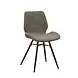 Industrial Dining Chair Beau Chenille Green Industrial Dining Chair Beau Chenille Green