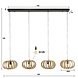 Industrial Ceiling Light Stripes 4L Industrial Ceiling Light Stripes 4L