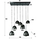 Ceiling lamp Mirror 7L Ceiling lamp Mirror 7L