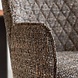 Modern Bar Stool Novan Dark Grey Chenille Modern Bar Stool Novan Dark Grey Chenille