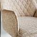 Modern Bar Stool Novan Beige Chenille Modern Bar Stool Novan Beige Chenille