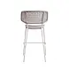 Outdoor Bar Stool Leslie White Outdoor Bar Stool Leslie White