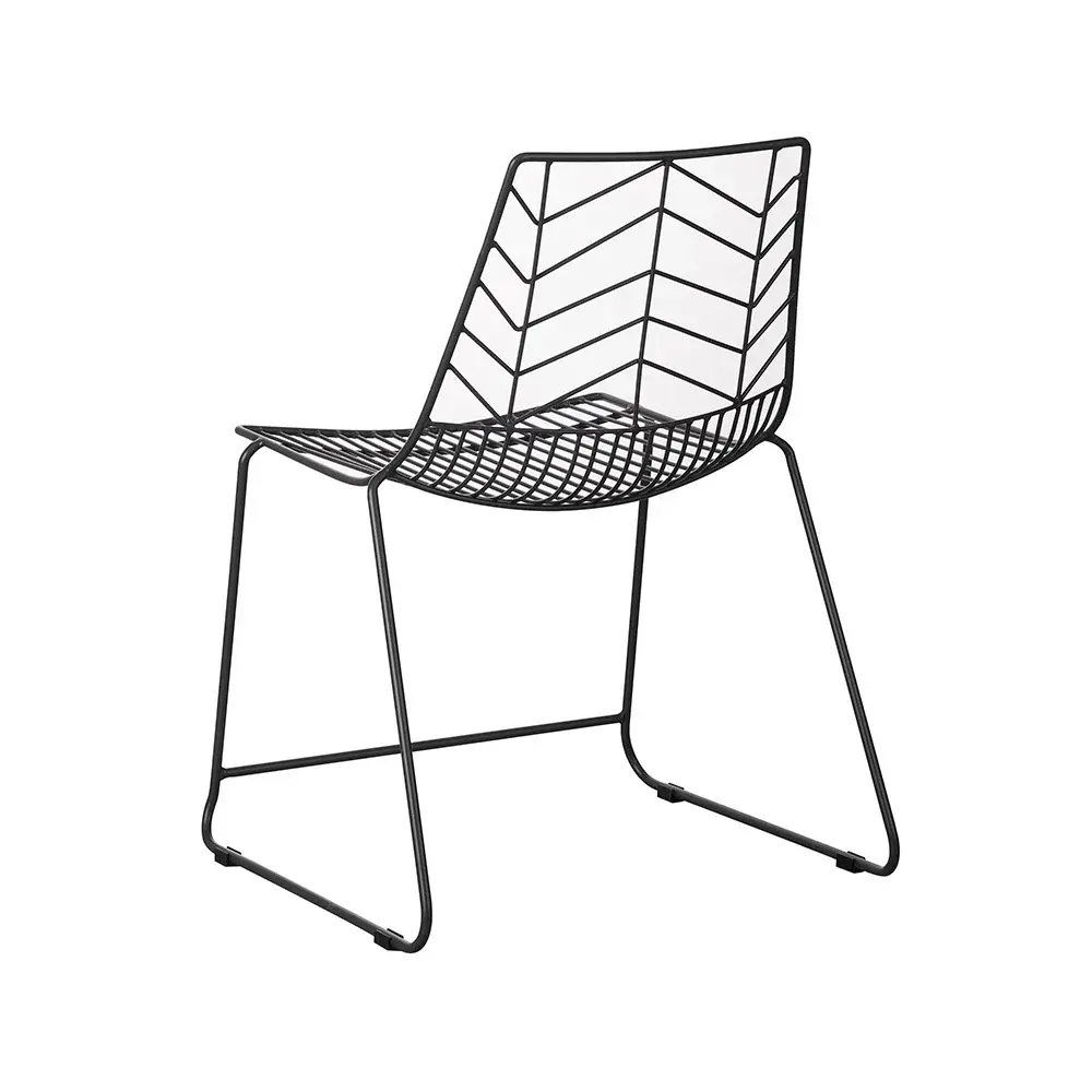 Outdoor Dining Chair Millie Black Furnwise