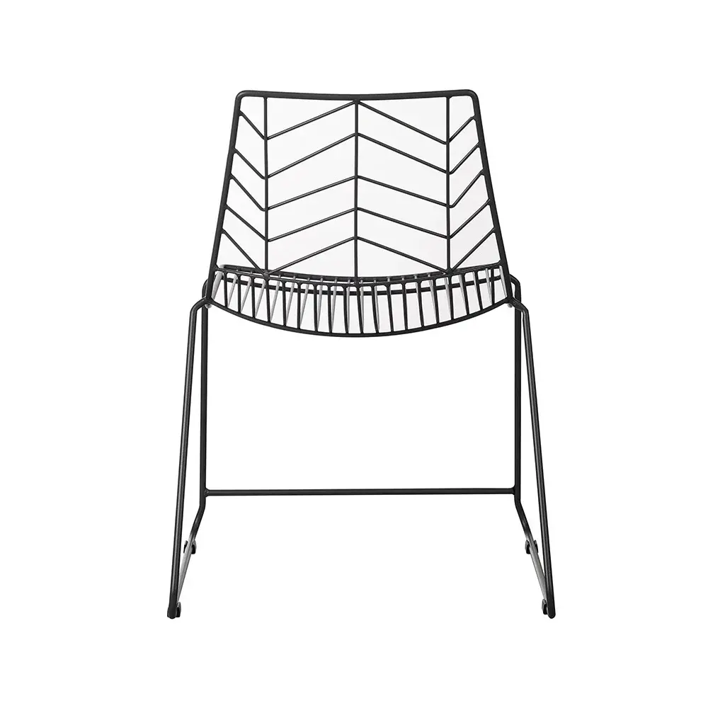Outdoor Dining Chair Millie Black Furnwise