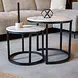 Outdoor Coffee Table Paige White Outdoor Coffee Table Paige White