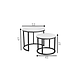 Outdoor Coffee Table Paige White Outdoor Coffee Table Paige White