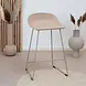 Modern Bar Stool Erica Beige H66 cm Modern Bar Stool Erica Beige H66 cm