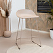 Modern Bar Stool Erica Beige H66 cm Modern Bar Stool Erica Beige H66 cm