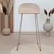 Modern Bar Stool Erica Beige H76 cm Modern Bar Stool Erica Beige H76 cm