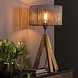Industrial table lamp Tripod Wood Industrial table lamp Tripod Wood