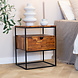 Industrial Bedside Table Harris with drawer Industrial Bedside Table Harris with drawer