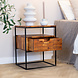 Industrial Bedside Table Harris with drawer Industrial Bedside Table Harris with drawer