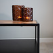 Industrial Bedside Table Valerie Herringbone Industrial Bedside Table Valerie Herringbone
