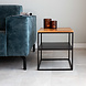 Industrial Bedside Table Rafael 40x40 cm Industrial Bedside Table Rafael 40x40 cm