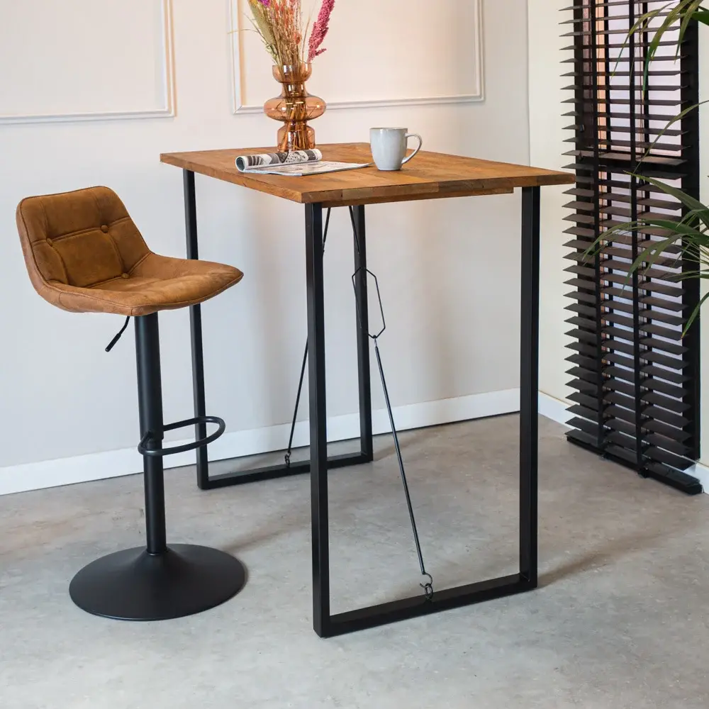 Wooden bar table and chairs deals