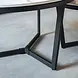 IIndustrial Coffee Table Brady set of 2 White Marble IIndustrial Coffee Table Brady set of 2 White Marble