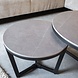Industrial Coffee Table Brady set of 2 Grey Marble Industrial Coffee Table Brady set of 2 Grey Marble