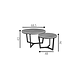 Industrial Coffee Table Brady set of 2 Grey Marble Industrial Coffee Table Brady set of 2 Grey Marble
