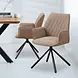 Industrial Dining Chair Nia Boucle Taupe Industrial Dining Chair Nia Boucle Taupe