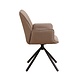 Industrial Dining Chair Nia Boucle Taupe Industrial Dining Chair Nia Boucle Taupe