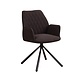 Industrial Dining Chair Nia Boucle Brown Industrial Dining Chair Nia Boucle Brown