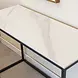 Industrial Side Table Fien Marble Look White Industrial Side Table Fien Marble Look White
