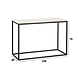 Industrial Side Table Fien Marble Look White Industrial Side Table Fien Marble Look White