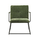 Industrial Arm Chair Hailey Dark Green Chenille Industrial Arm Chair Hailey Dark Green Chenille