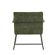 Industrial Arm Chair Hailey Dark Green Chenille Industrial Arm Chair Hailey Dark Green Chenille