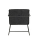Industrial Arm Chair Hailey Black Chenille Industrial Arm Chair Hailey Black Chenille