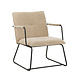 Industrial Arm Chair Hailey Beige Chenille Industrial Arm Chair Hailey Beige Chenille