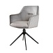 Industrial swivel Armchair Glam Silver Industrial swivel Armchair Glam Silver