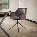 Industrial swivel Armchair Glam Black Industrial swivel Armchair Glam Black