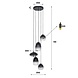 Industrial Ceiling light Serenity 5L Stepped Industrial Ceiling light Serenity 5L Stepped