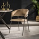 Industrial Armchair Fuzzy Velvet Champagne Industrial Armchair Fuzzy Velvet Champagne