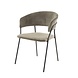 Industrial Armchair Fuzzy Velvet Champagne Industrial Armchair Fuzzy Velvet Champagne
