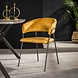 Industrial Armchair Fuzzy Velvet Gold Industrial Armchair Fuzzy Velvet Gold