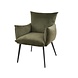 Industrial Velvet Armchair Cudle Green Industrial Velvet Armchair Cudle Green