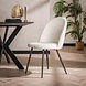 Dining Chair Loops Boucle White Dining Chair Loops Boucle White