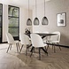 Dining Chair Loops Boucle White Dining Chair Loops Boucle White