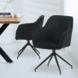 Velvet Dining Chair Steffie Black Velvet Dining Chair Steffie Black