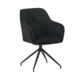 Velvet Dining Chair Steffie Black Velvet Dining Chair Steffie Black