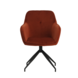 Velvet Dining Chair Steffie Copper Velvet Dining Chair Steffie Copper