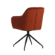 Velvet Dining Chair Steffie Copper Velvet Dining Chair Steffie Copper