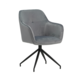 Velvet Dining Chair Steffie Grey Velvet Dining Chair Steffie Grey