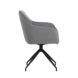 Velvet Dining Chair Steffie Grey Velvet Dining Chair Steffie Grey