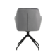 Velvet Dining Chair Steffie Grey Velvet Dining Chair Steffie Grey