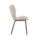 Bouclé Dining Chair Sia Beige Bouclé Dining Chair Sia Beige