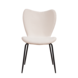 Bouclé Dining Chair Sia White Bouclé Dining Chair Sia White