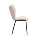 Bouclé Dining Chair Sia White Bouclé Dining Chair Sia White